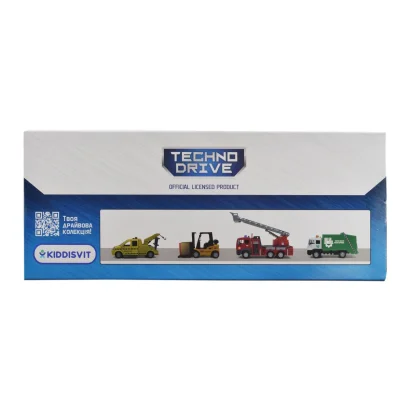 Ігровий набір – LAND ROVER (з причепом і динозавром)