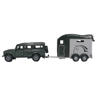 Ігровий набір - LAND ROVER (з причіпом і фігурками коней)