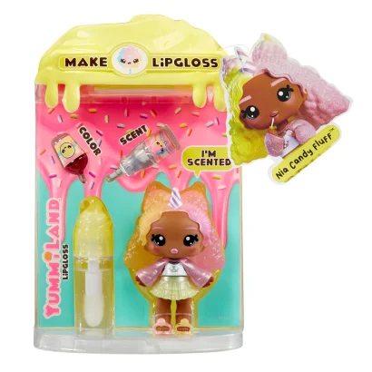 Ігровий набір з лялькою та блиском для губ YUMMILAND (ЯММІЛЕНД) S2 &ndash; НІЯ КЕНДІ ФЛАФФ