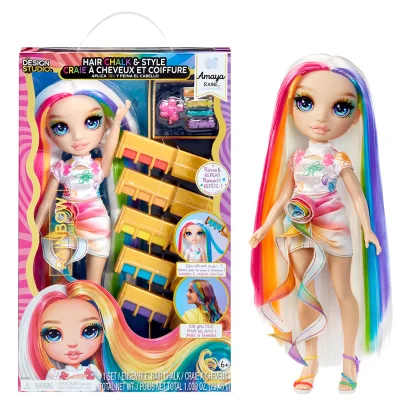 Ігровий набір з лялькою RAINBOW HIGH (РЕЙНБОУ ХАЙ) серії "Крейда для волосся та стиль" &ndash; АМАЯ