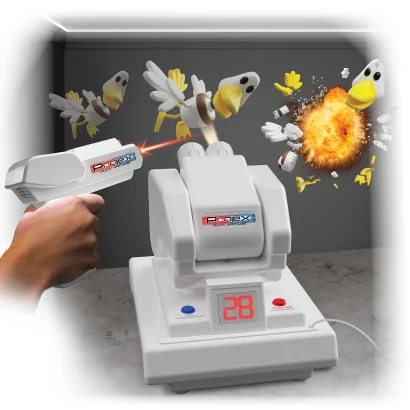 Ігровий набір для лазерних боїв - ПРОЕКТОР LASER X ONE (1 ігр. бластер, слайд-цілі)