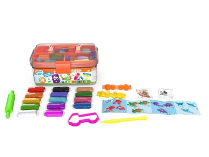 Набір для творчості із тістом "16 colors Box" ТМ Lovin 41186 у пластиковому боксі