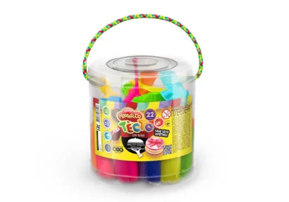 Дитяче тісто для ліплення Master Do 7457DT, 22 кольори у відрі