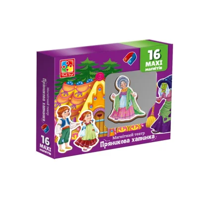 Настільна гра магнітний театр &quot;Пряничний будиночок&quot; Vladi Toys VT3206-54 Укр