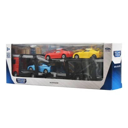 Ігровий набір &ndash; АВТОПЕРЕВІЗНИК (автоперевізник, 3 машини, 1:60, 26cm)