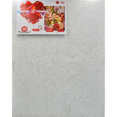 Картина за номерами "Аромат квітів" Danko Toys KpNe-40х50-02-04 40x50 см