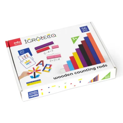 Навчальний набір &quot;Палички для рахунку Кюїзенера&quot; Igroteco 900385, 56 деталей