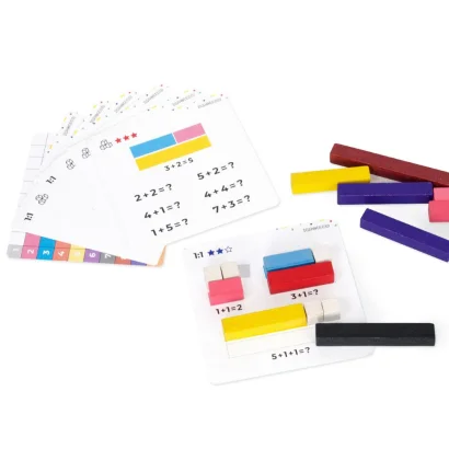 Навчальний набір &quot;Палички для рахунку Кюїзенера&quot; Igroteco 900385, 56 деталей