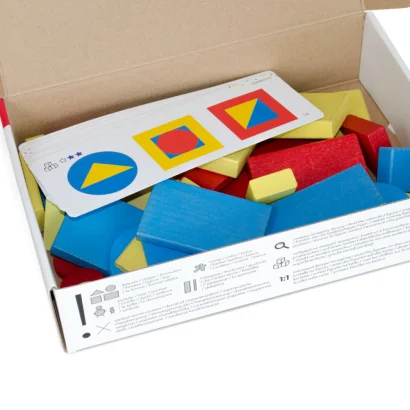 Навчальний набір "Логічні блоки Дьєнеша" Igroteco 900408, 48 деталей