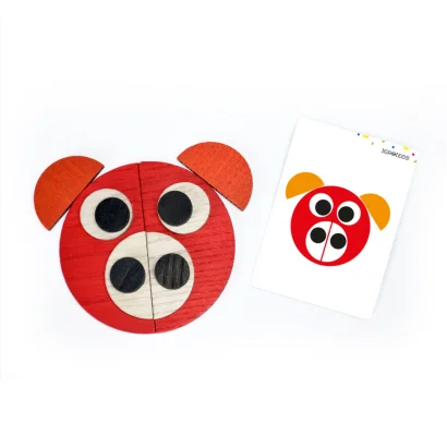 Дерев'яна гра "Фігурна мозаїка" Igroteco 900071, 30 елементів