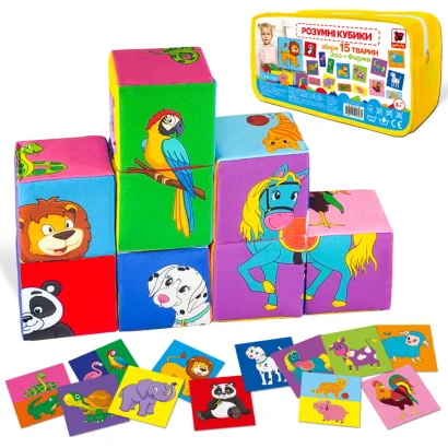 Набір м'яких кубиків "Розумні кубики" Macik МС&nbsp;090501-06