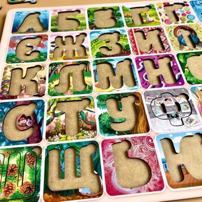 Дерев'яний пазл &quot;Український алфавіт&quot; Ubumblebees (ПСФ138) PSF138