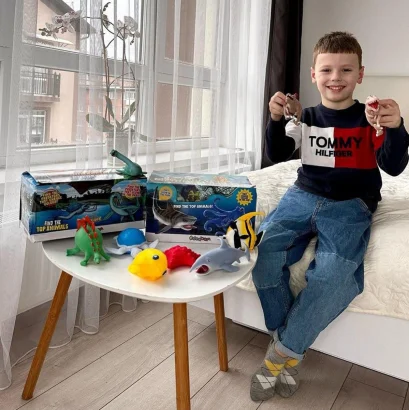 Стретч-іграшка у вигляді тварини – ХИЖАКИ ЮРСЬКОГО ПЕРІОДУ (в диспл.)