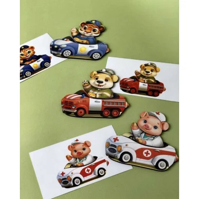 Настільна гра &quot;Веселі водії&quot; Ubumblebees (ПСФ080) PSF080 з картками