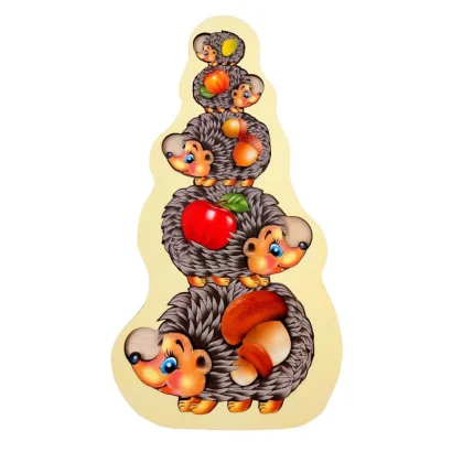 Настільна гра-сортер &quot;Їжачки&quot; Ubumblebees (ПСД045) PSD045 більше-менше