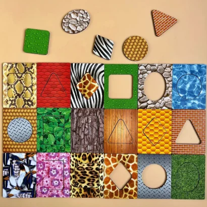 Дерев'яні Дощечки Сегена "Пер'я" Ubumblebees (ПСД086) PSD086 з візерунками