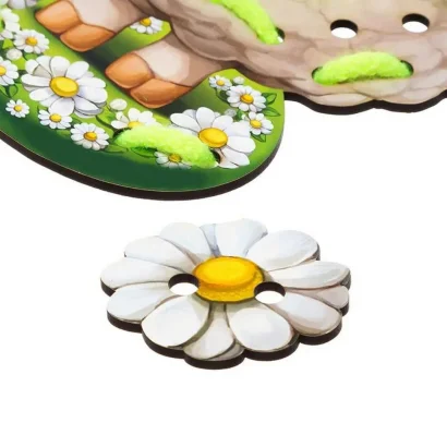 Дерев'яна шнурівка &quot;Вівця&quot; Ubumblebees (ПСД131) PSD131