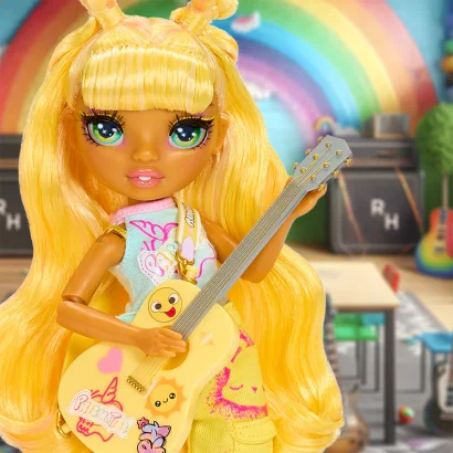 Лялька RAINBOW HIGH серії "Junior High Rockband" - САННІ (з аксес.)