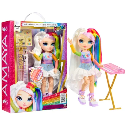 Лялька RAINBOW HIGH серії "Junior High Rockband" - АМАЯ (з аксес.)