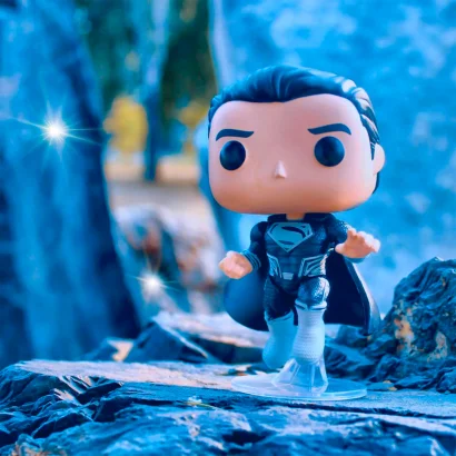 Ігрова фігурка FUNKO POP! серії "Ліга Справедливості" &ndash; СУПЕРМЕН (чорний костюм)
