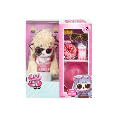 Ігровий набір з улюбленцем L.O.L SURPRISE! серії "Hair Hair Hair" &ndash; СТИЛЬНІ ЗАЧІСКИ (в ас., у дисп.)