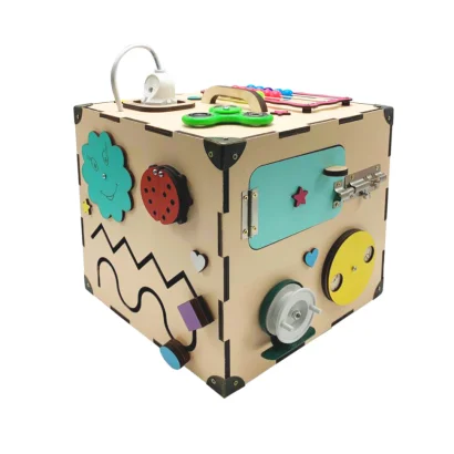 Розвиваюча іграшка Бізікуб&nbsp;Temple Group TG200172 23х23х23&nbsp;см Бежевий