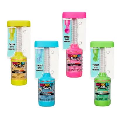 Маса для ліплення, що не засихає, WONDER FACTORY &ndash; СТВОРИ ФОРМУ, З ПРЕСОМ (в асорт., в дисп.)