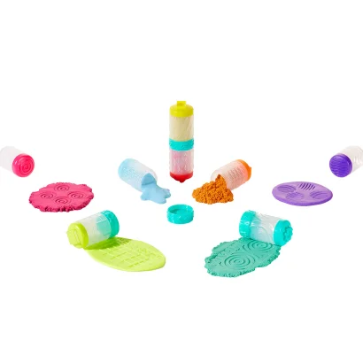 Набір для ліплення 2-В-1 WONDER FACTORY &ndash; ЯСКРАВИЙ СТАРТ: МАСА ДЛЯ ЛІПЛЕННЯ І ПІСОК (в ас., в дисп)