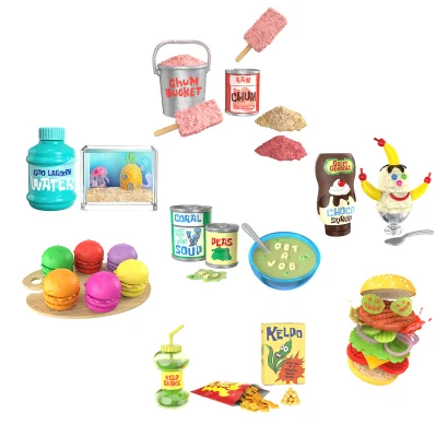 Ігровий набір MINIVERSE серії "SpongeBob" &ndash; СТВОРИ СМАКОЛИКИ КРАСТІ КРАБ (в асорт, в дисп)