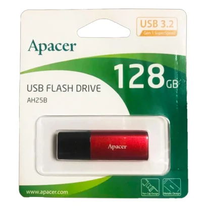 Флеш-накопичувач Apacer USB 3.2 Gen 1 AH25B 128Gb Red