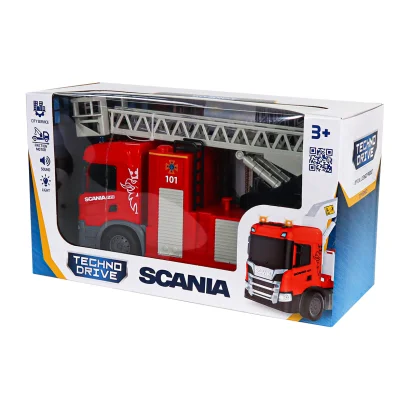 Автомодель серії "Big Truck" &ndash; ПОЖЕЖНА МАШИНА SCANIA (світло, звук, функ. води)