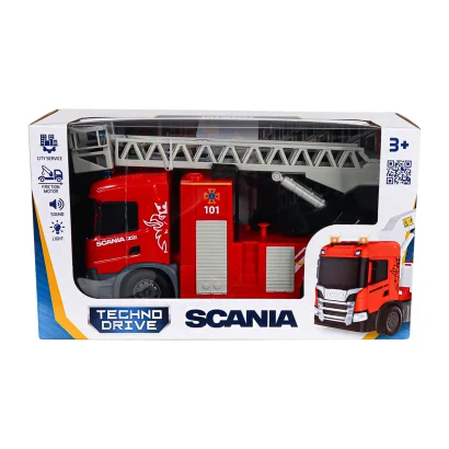 Автомодель серії "Big Truck" &ndash; ПОЖЕЖНА МАШИНА SCANIA (світло, звук, функ. води)