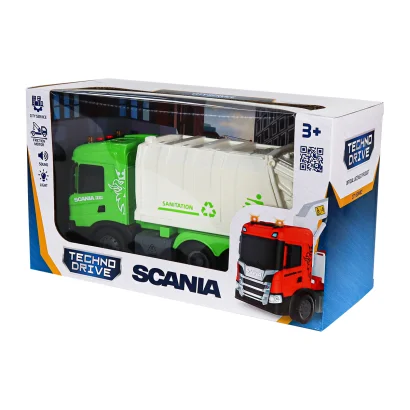 Автомодель серії "Big Truck" &ndash; СМІТТЄВОЗ SCANIA (світло, звук)