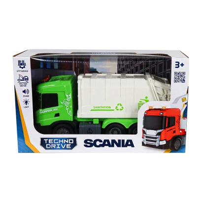 Автомодель серії "Big Truck" &ndash; СМІТТЄВОЗ SCANIA (світло, звук)