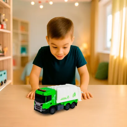 Автомодель серії "Big Truck" &ndash; СМІТТЄВОЗ SCANIA (світло, звук)