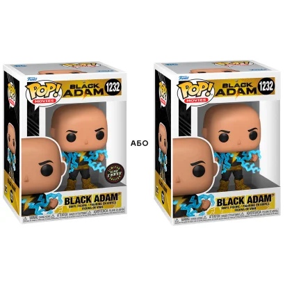 Ігрова фігурка FUNKO POP! серії "Чорний Адам" &ndash; ЧОРНИЙ АДАМ (w/glow chase)