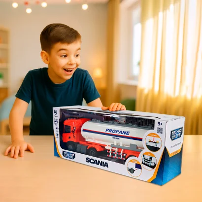 Автомодель серії "Large Truck" &ndash; АВТОЦИСТЕРНА SCANIA (світло, звук)