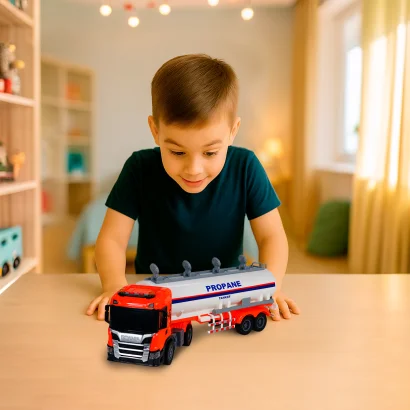 Автомодель серії "Large Truck" &ndash; АВТОЦИСТЕРНА SCANIA (світло, звук)