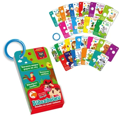 Розвиваюча гра Відгадайки &quot;Тварини та ферми&quot; Vladi toys VT5000-13 Укр