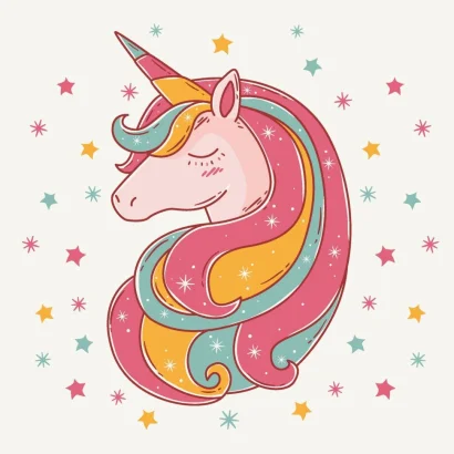 Розпис на полотні &quot;Мрійлива єдиноріжка&quot; Art Craft 15001-AC 30х30 см