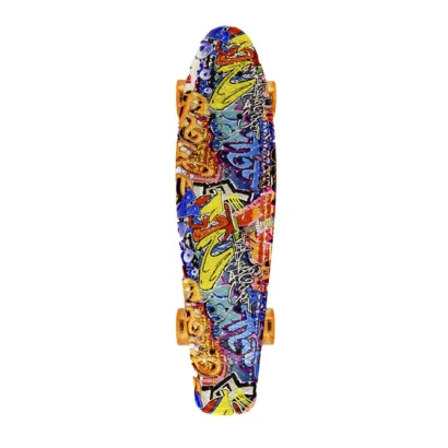 Скейт &quot;Пенні борд&quot; Bambi SC20409 колеса зі світлом, принт, 56 см