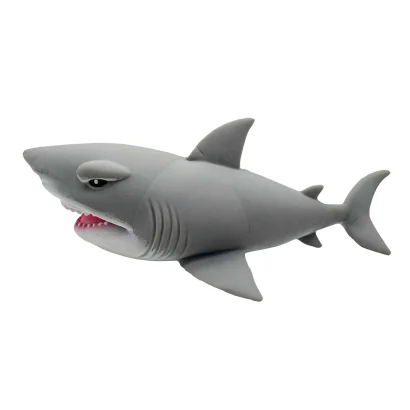 Стретч-іграшка у вигляді тварини &ndash; ГІГАНТСЬКА АКУЛА (біла)