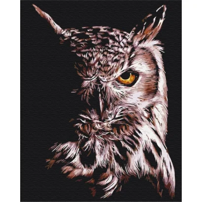 Картина&nbsp;за&nbsp;номерами "Пугач" Brushme BS51829 40х50 см