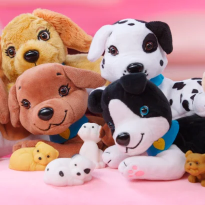 М'яка колекційна іграшка &ndash; СОБАЧКА МАМА З СЮРПРИЗОМ (в диспл.)