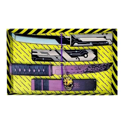 Набір ножів сувенірних дерев'яних SO-2 "TANTO ТРАНЗИСТОР &amp; TANTO РЕСТЛЕС" SO2-9-B