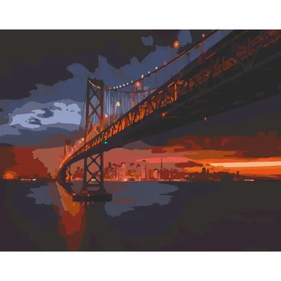 Картина за номерами &quot;Golden Gate Bridge&quot; Art Craft 11003-AC 40х50 см