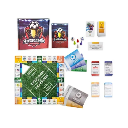 Настільна гра &quot;Футбольна Монополія&quot; Strateg 716 розважальна економічна