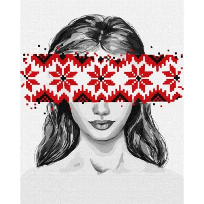 Картина&nbsp;за&nbsp;номерами "Оберіг" &copy;alina.slobodian.art Ідейка&nbsp;KHO2561 40х50 см