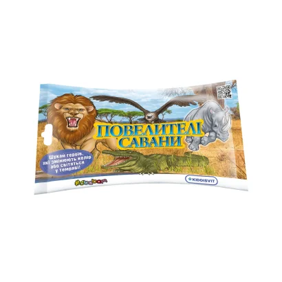 Стретч-іграшка у вигляді тварини &ndash; ПОВЕЛИТЕЛІ САВАНИ ( в диспл.)