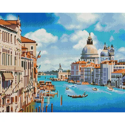Алмазна мозаїка "Канали Венеції" Brushme DBS1012 40х50 см